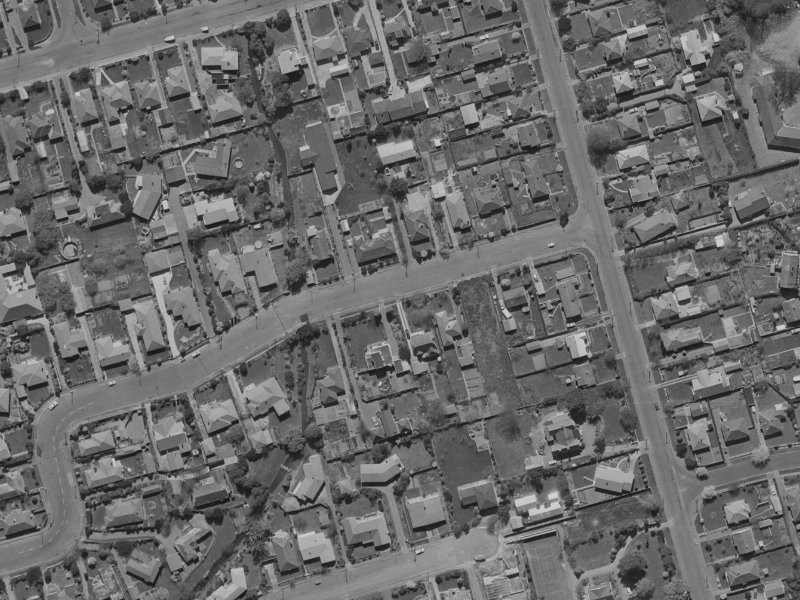 Wai-Iti Terrace from the air, 1970-1974