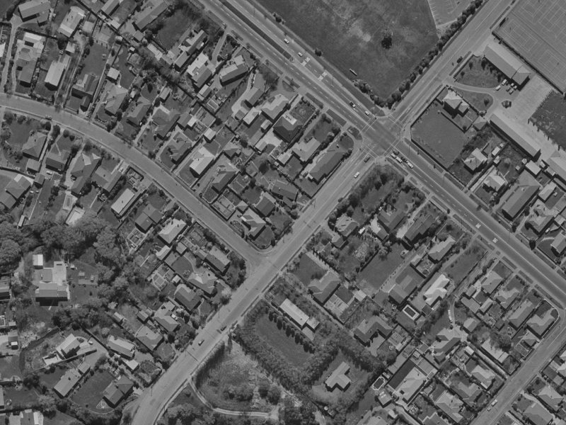 79A Greers Road from the air, 1970-1974