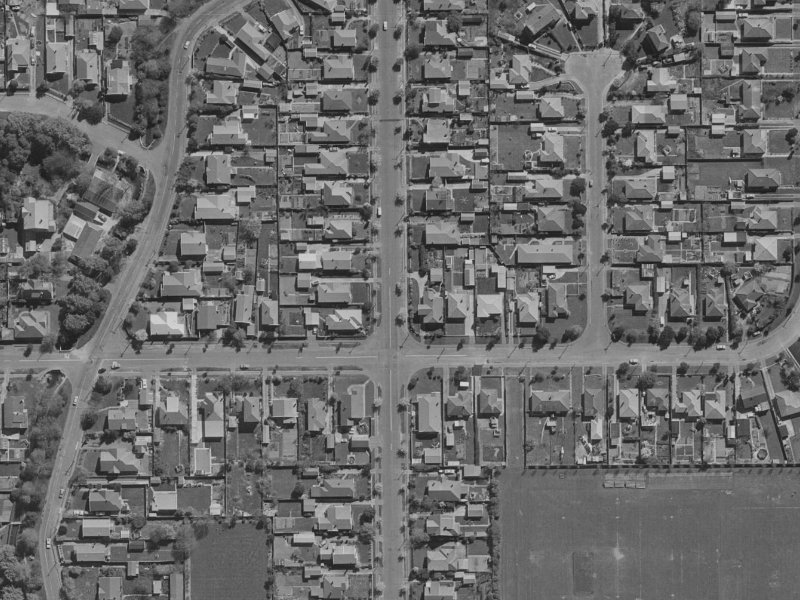 160 Petrie Street from the air, 1970-1974