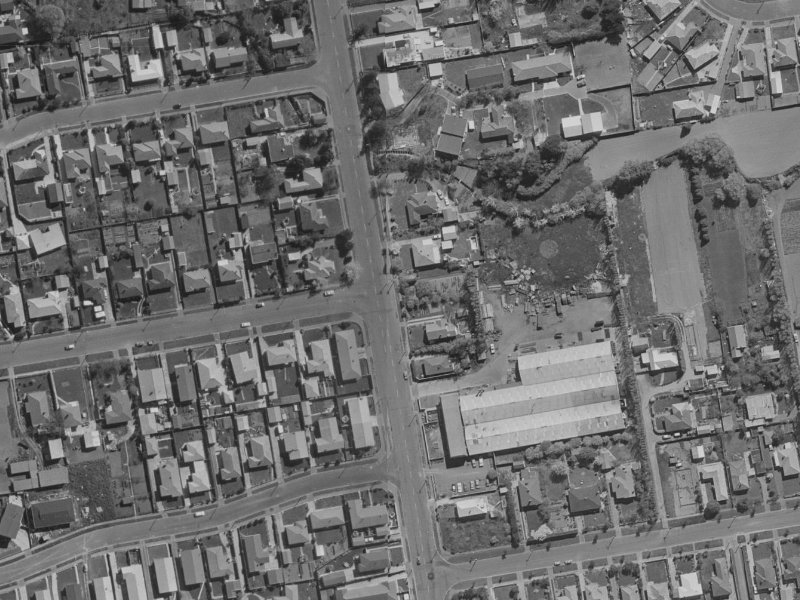 178A Gayhurst Road from the air, 1970-1974
