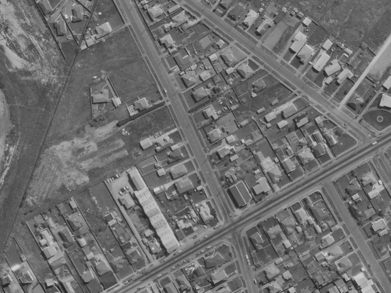 113 Bexley Road from the air, 1970-1974