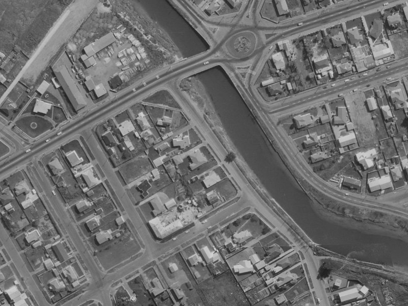 16 Wairoa Street from the air, 1970-1974