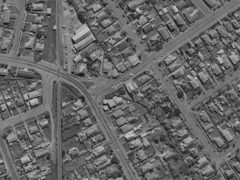 10 Normans Road from the air, 1970-1974