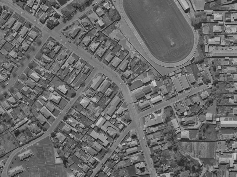 71 Trafalgar Street from the air, 1970-1974