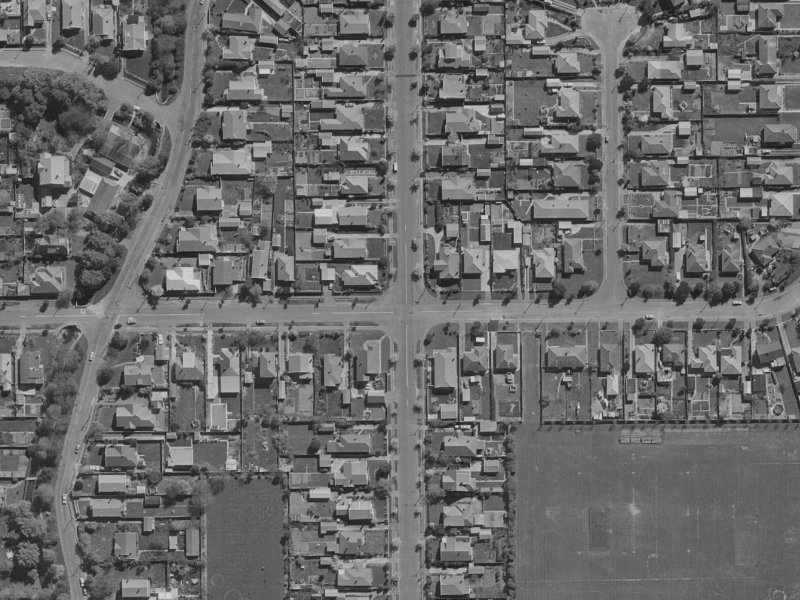 151 Petrie Street from the air, 1970-1974