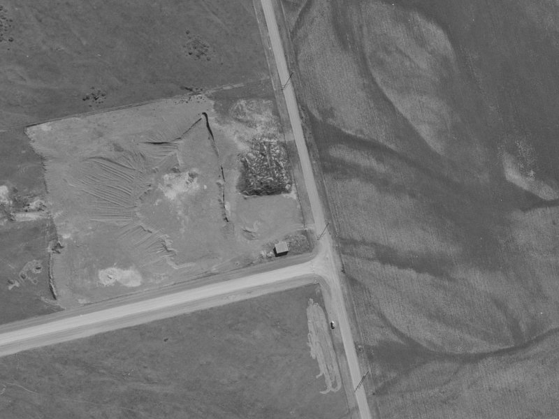 Miners Road from the air, 1970-1974