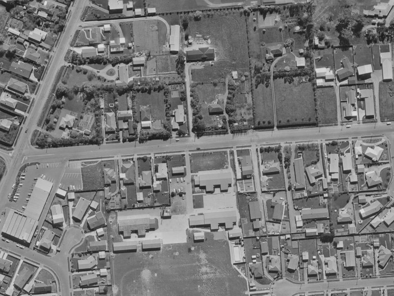 40A Merrin Street from the air, 1970-1974