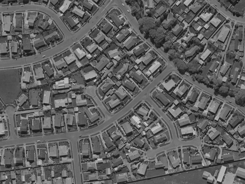 10 Raxworthy Street from the air, 1970-1974