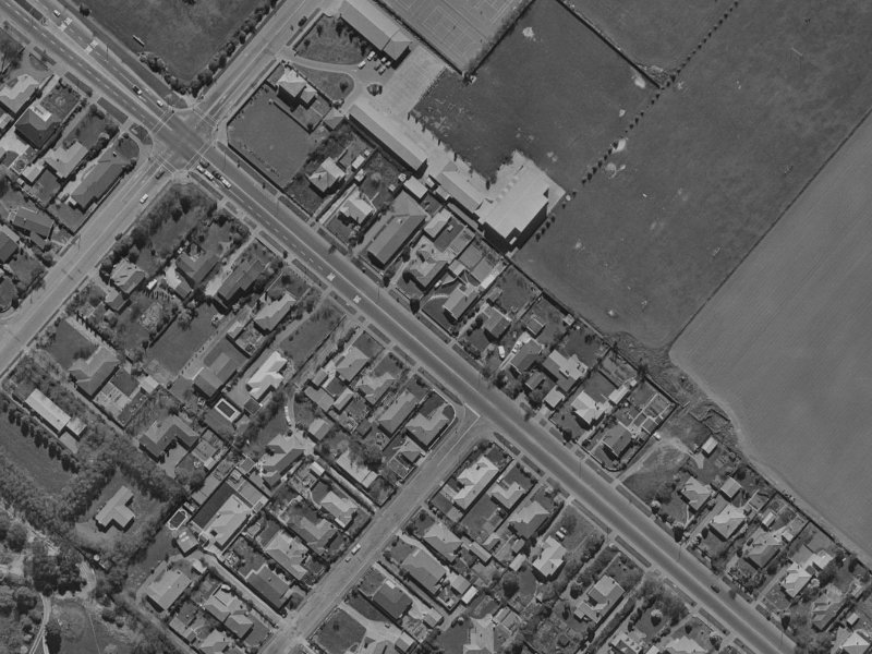 140 Memorial Avenue from the air, 1970-1974