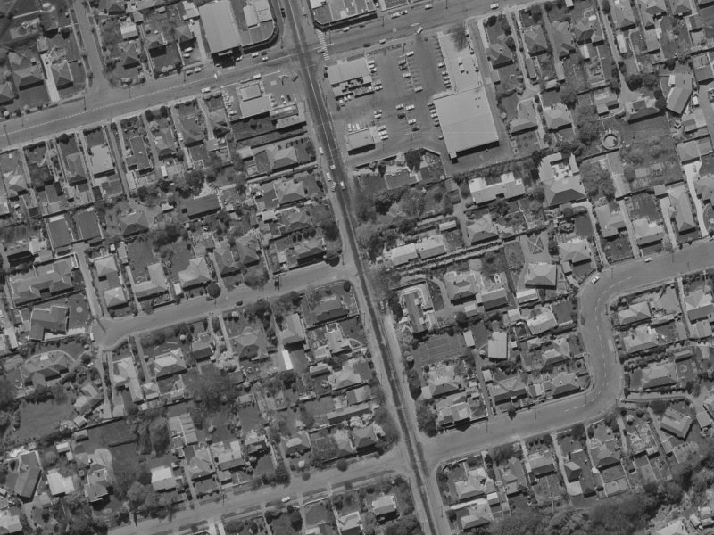 230A Clyde Road from the air, 1970-1974
