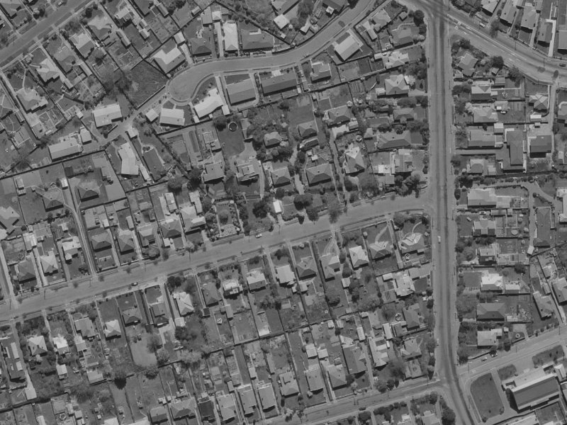 9 Taylors Avenue from the air, 1970-1974