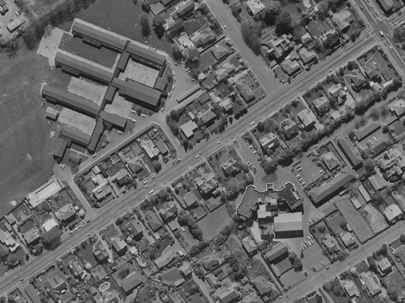 142-132 Heaton Street from the air, 1970-1974