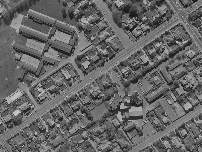 138 Heaton Street from the air, 1970-1974