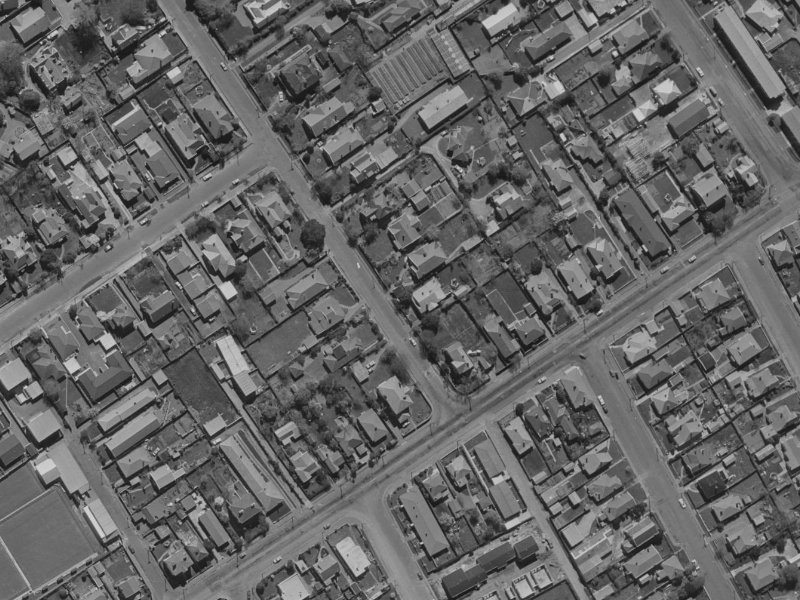 10 Browns Road from the air, 1970-1974