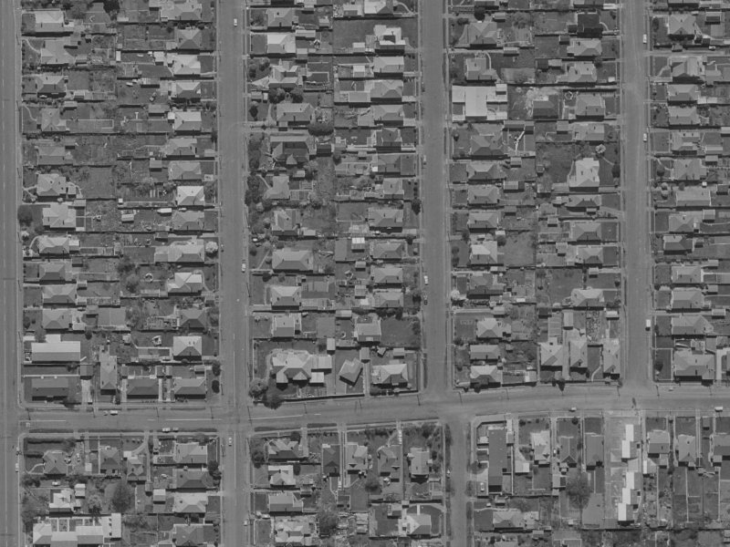 217 Geraldine Street from the air, 1970-1974