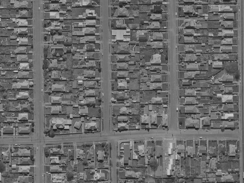 171 Hills Road from the air, 1970-1974