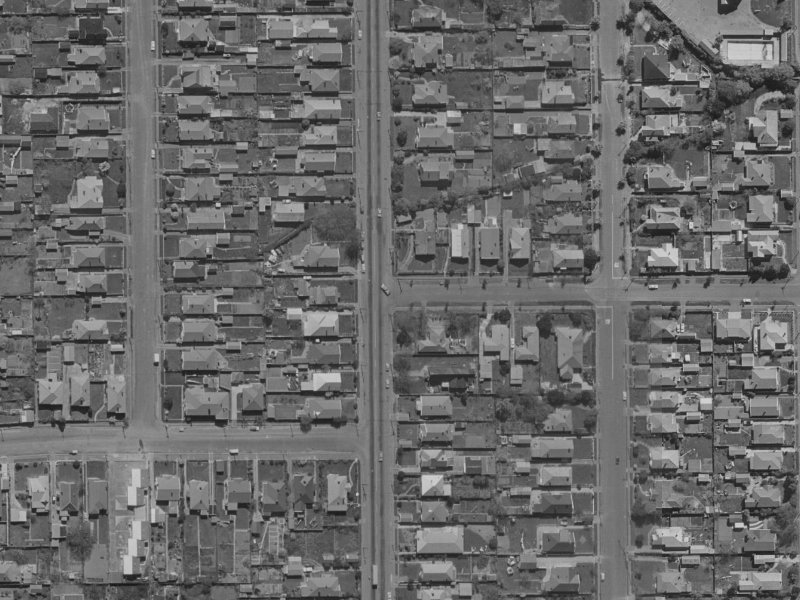 171 Hills Road from the air, 1970-1974