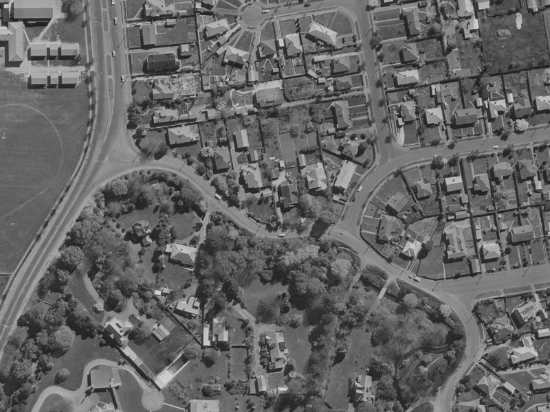 Banks Avenue from the air, 1970-1974