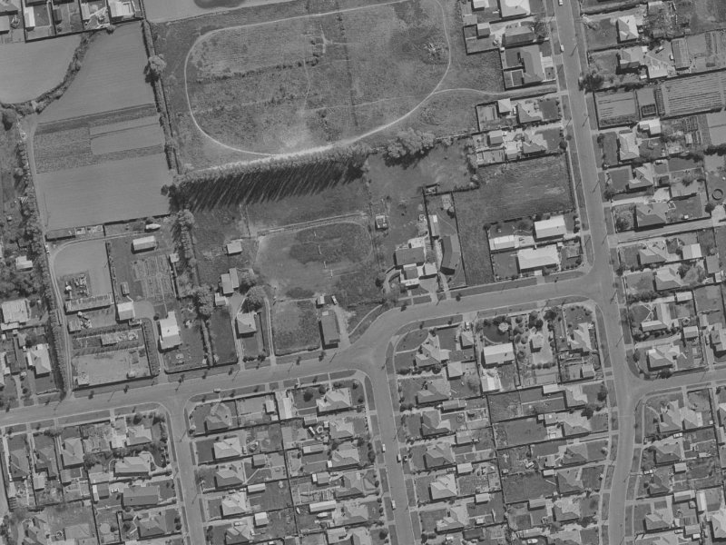 50-52 Cheam Street from the air, 1970-1974