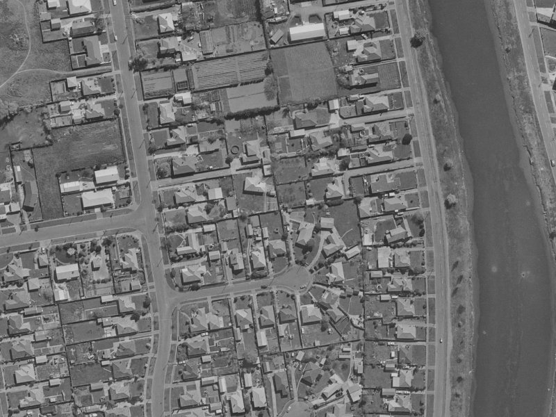 56A Fleete Street from the air, 1970-1974