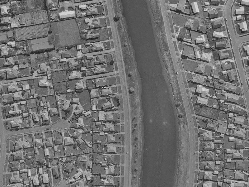 197 Locksley Avenue from the air, 1970-1974
