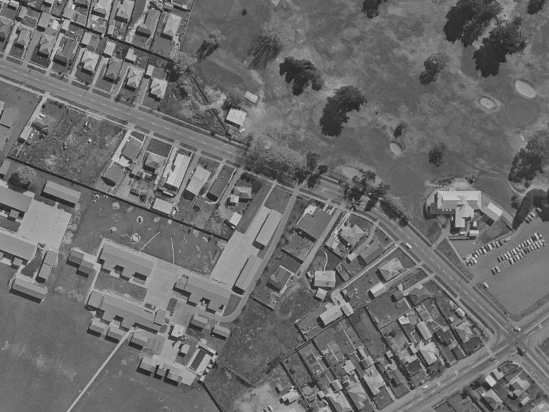 132 Breezes Road from the air, 1970-1974