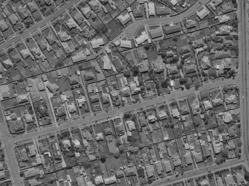 19 Taylors Avenue from the air, 1970-1974