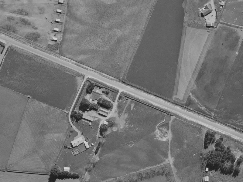 545–559 Buchanans Road from the air, 1970-1974