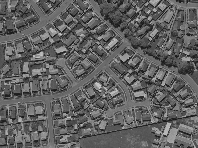 7 Raxworthy Street from the air, 1970-1974