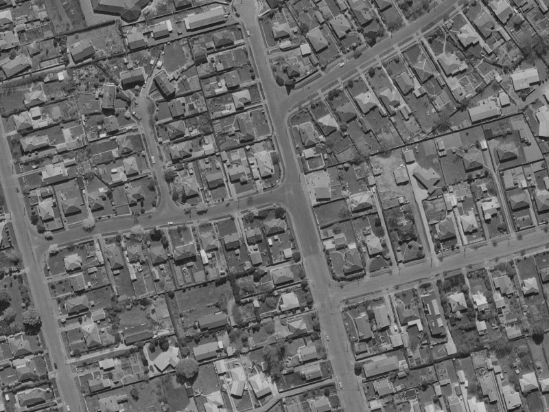 59 Garreg Road from the air, 1970-1974