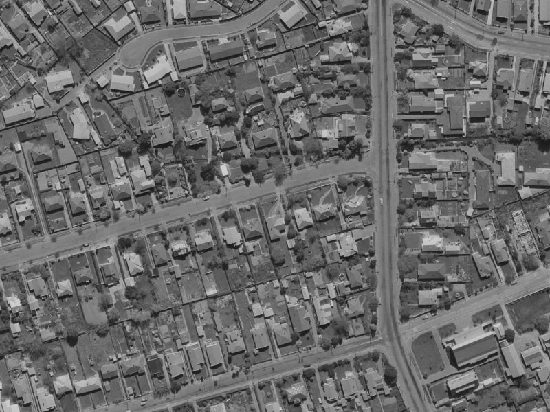 8 Taylors Avenue from the air, 1970-1974