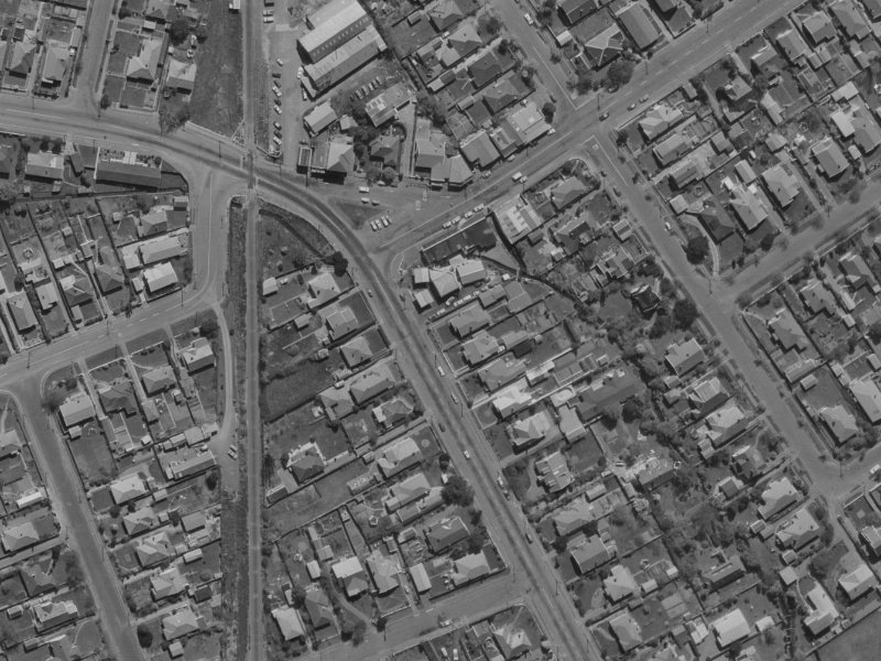 52 Strowan Road from the air, 1970-1974