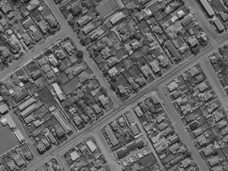 6 Browns Road from the air, 1970-1974