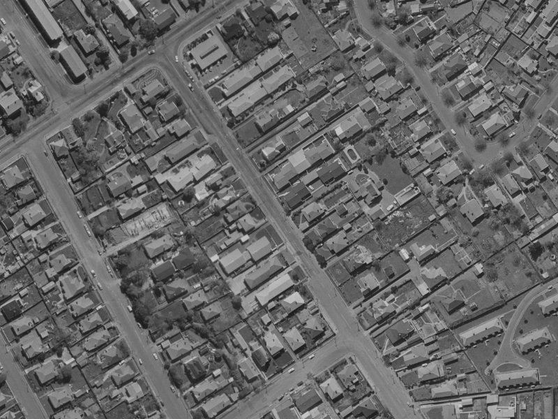 224 Springfield Road from the air, 1970-1974