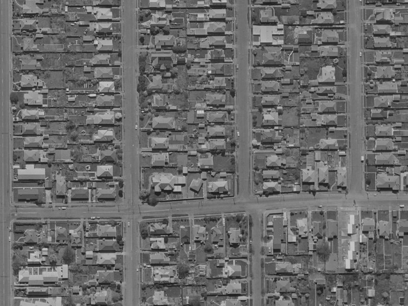 205 Geraldine Street from the air, 1970-1974