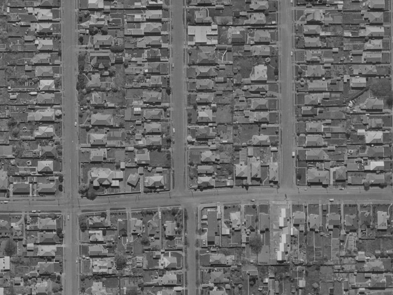 169 Hills Road from the air, 1970-1974