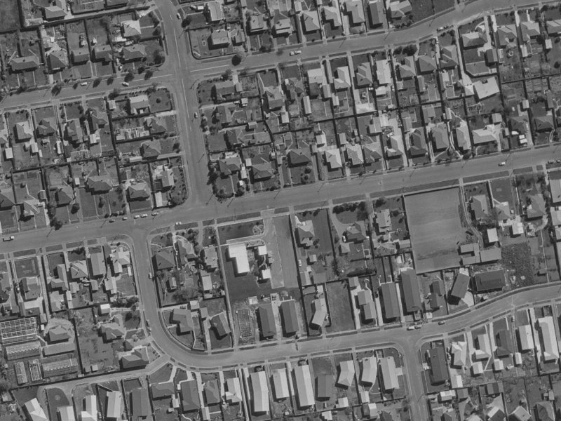 coopers Road from the air, 1970-1974
