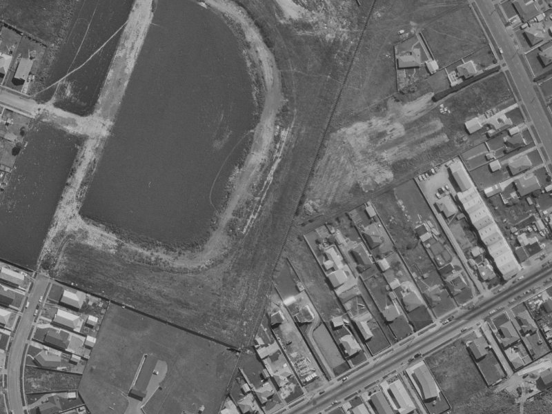 28 Brightstone Crescent from the air, 1970-1974
