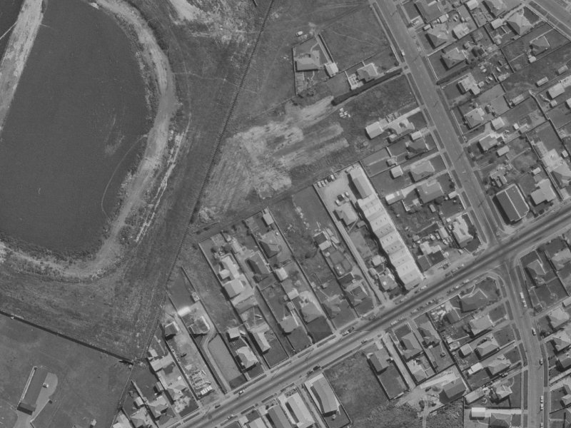 595A Pages Road from the air, 1970-1974