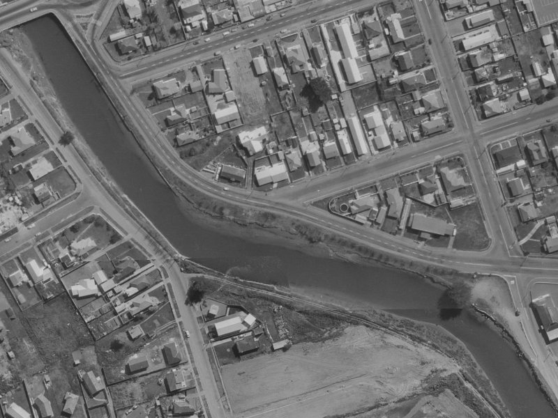 34 Owles Terrace from the air, 1970-1974