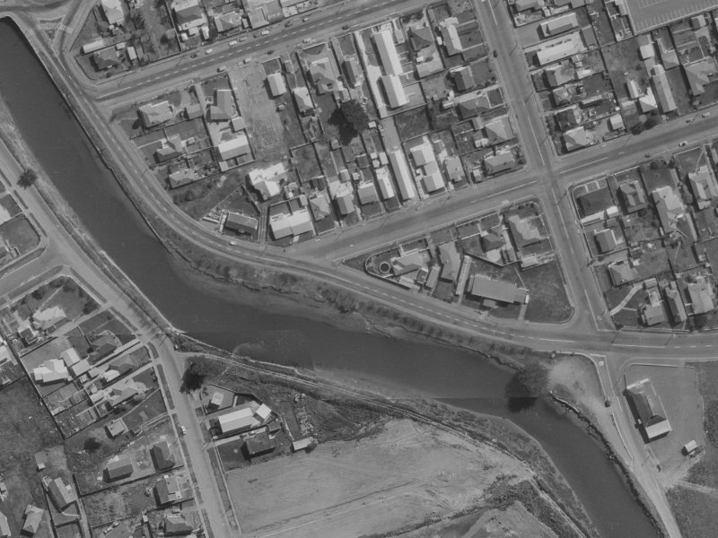 62A Collingwood Street from the air, 1970-1974