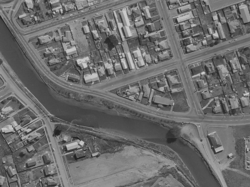 55 Owles Terrace from the air, 1970-1974