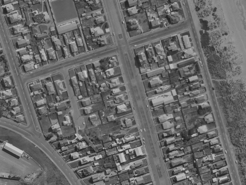 62 Oram Avenue from the air, 1970-1974