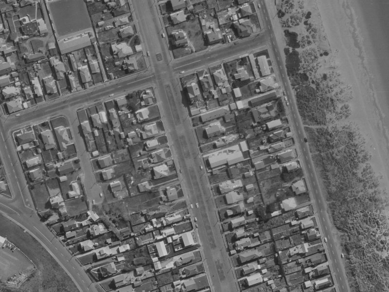 61C Oram Avenue from the air, 1970-1974