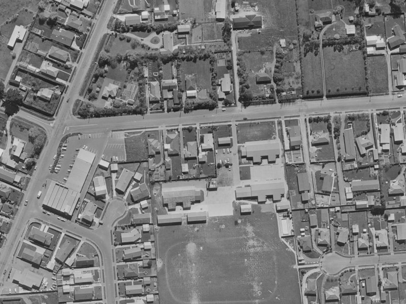 45 Merrin Street from the air, 1970-1974