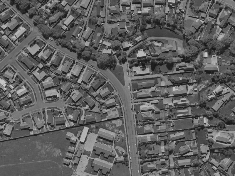 263 Waimairi Road from the air, 1970-1974