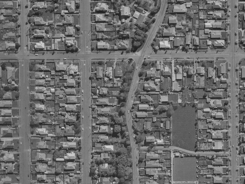 141 Stapletons Road from the air, 1970-1974