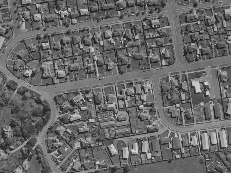 17 Coopers Road from the air, 1970-1974
