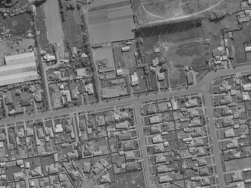 69 Birchfield Avenue from the air, 1970-1974