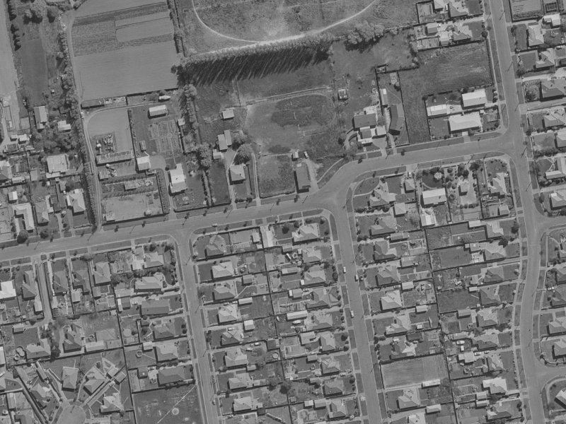 81 Birchfield Avenue from the air, 1970-1974